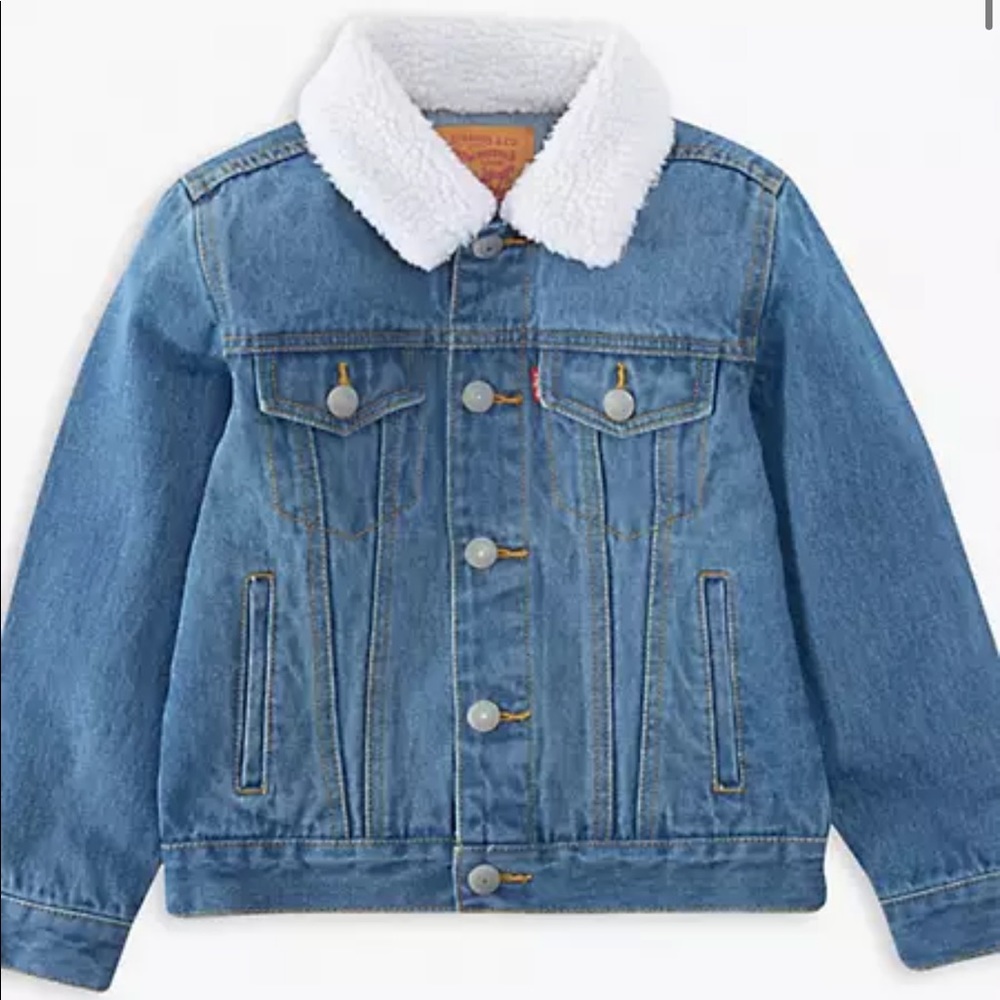 Levi’s, BIG BOYS SHERPA TRUCKER JACKET